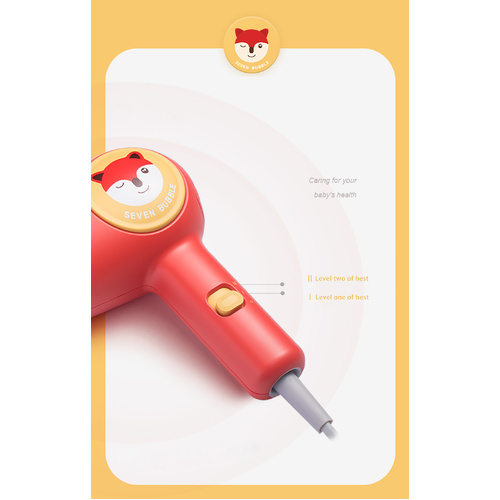 Seven Bubble ultra quiet Kids Hair Dryer - Model-5951EF