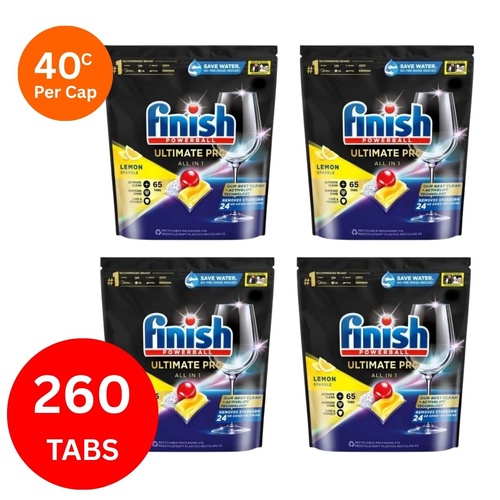Finish Ultimate Pro x 260 Lemon Dishwasher Tablets
