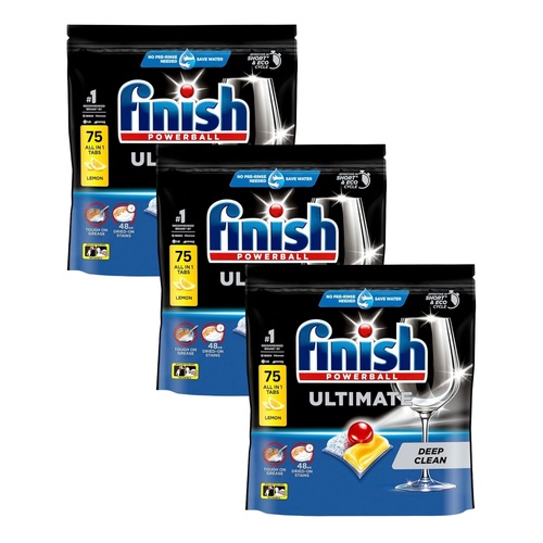 Finish Ultimate x 225 Lemon Dishwasher Tablets