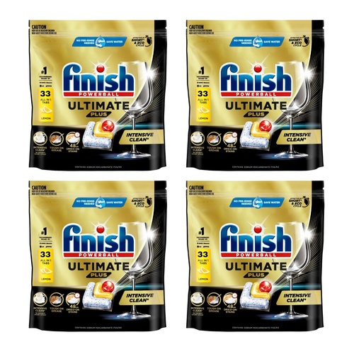 Finish Ultimate Plus x 132 Lemon Dishwasher Tablets