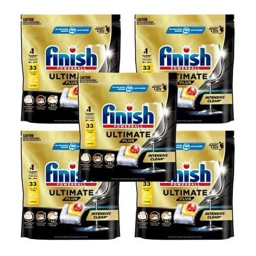 Finish Ultimate Plus x 165 Lemon Dishwasher Tablets