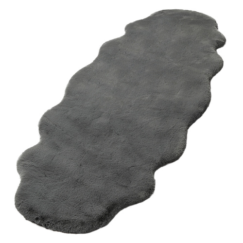 Floor Rug Area Rugs Cloud Fluffy 80X200cm Grey - Model-48B53A
