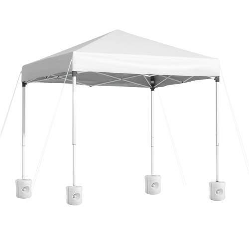 Instahut Gazebo 2x2m Outdoor Patio Garden Marquee Shade w/ Base Pods White