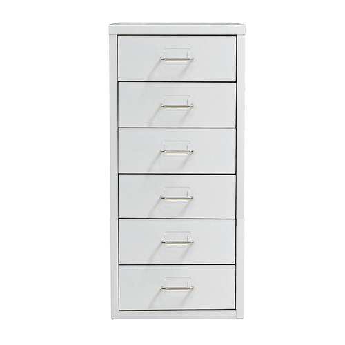 6 Drawer Office Cabinet Drawers White - Model-7EE594