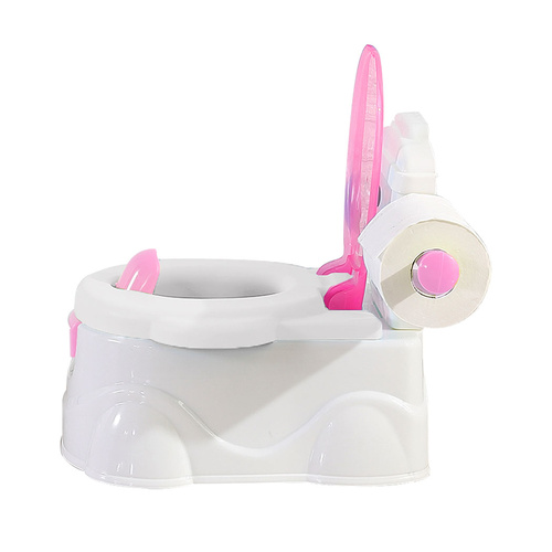 Kids Potty Seat Trainer Safety Pink - Model-91252C