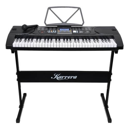 Karrera 61 Keys Electronic Keyboard Piano with Stand