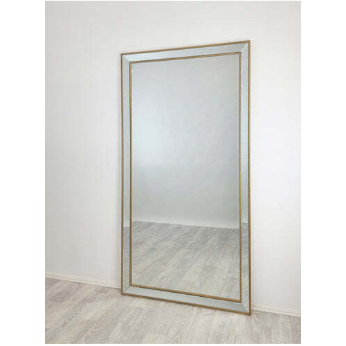 Beaded Framed Mirror