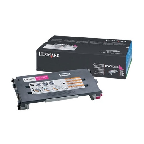 LEXMARK C500S2MG TONER YIELD 1500 PAGES FOR C500 X500 X502N