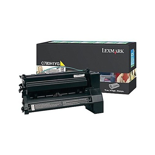 LEXMARK C780H1YG PREBATE TONER YIELD 10000 PAGES FOR C780