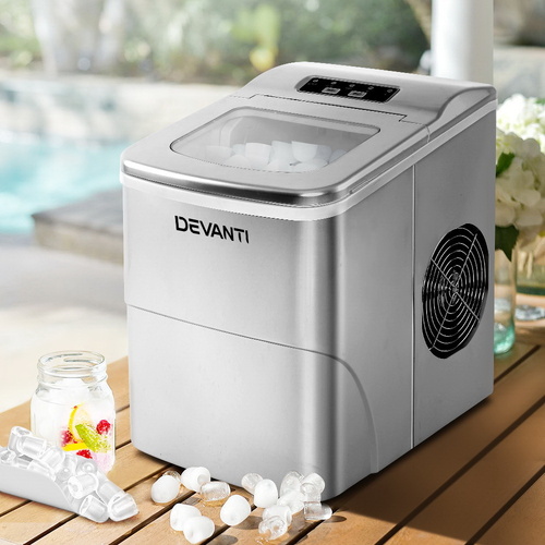 Portable Ice Cube Maker Machine 2L Home Bar Benchtop Easy Quick