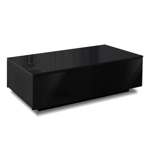 Modern Coffee Table 4 Storage Drawers High Gloss Living Room Furniture