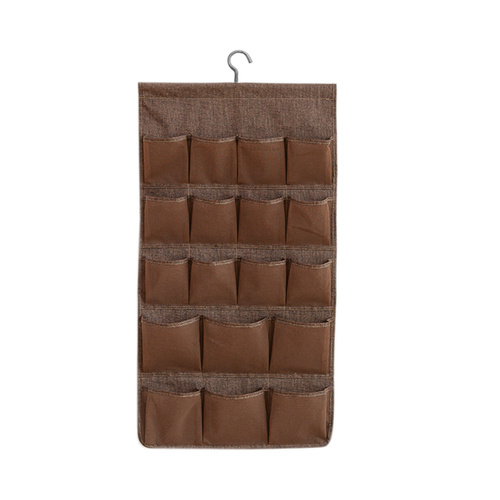 Double Sided Hanging Storage Bag Underwear Bra Socks Mesh Pocket Hanger Home Organiser