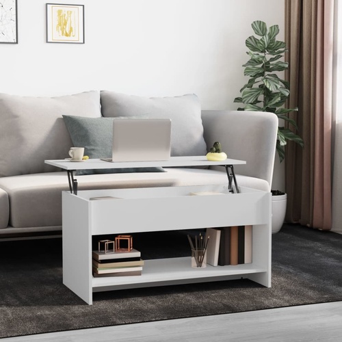 Coffee Table 102x50x52.5 cm Engineered Wood