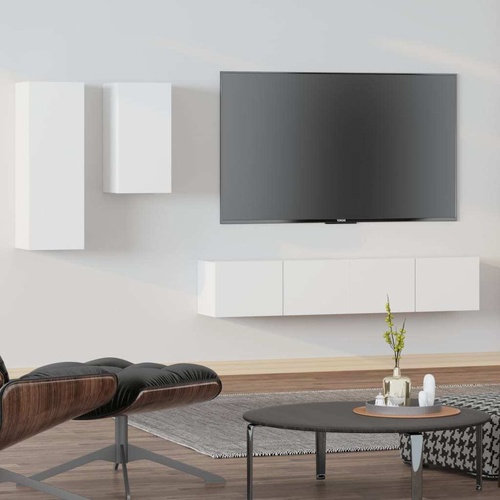 Emporia 4 Piece TV Cabinet Set Engineered Wood