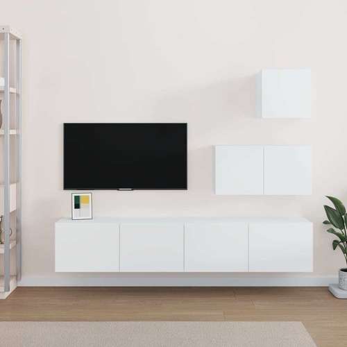 Brigham 4 Piece TV Cabinet Set Engineered Wood