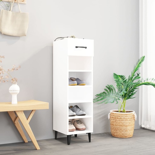 Shoe Cabinet 30x35x105 cm Engineered Wood