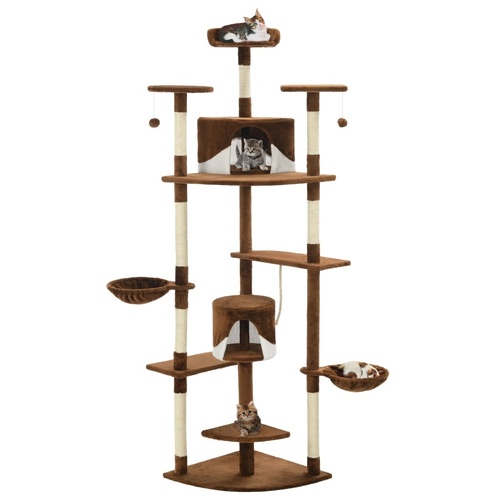 Cat Tree with Sisal Scratching Posts 203 cm