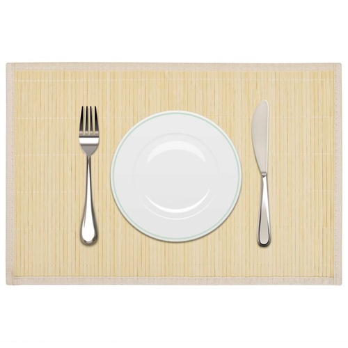 6 Bamboo Placemats 30 x 45 cm