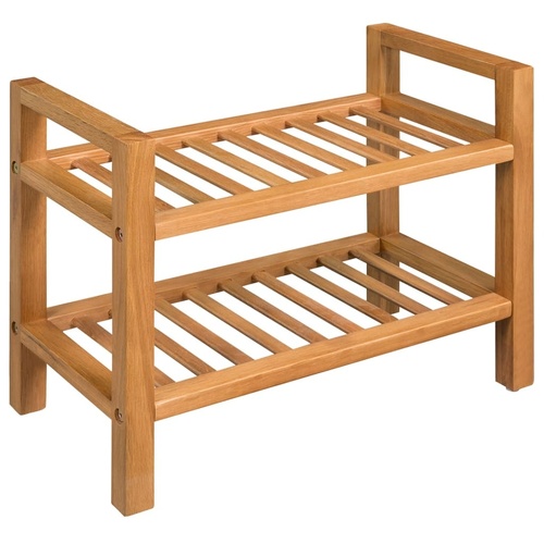 Shoe Rack with Solid Oak Wood