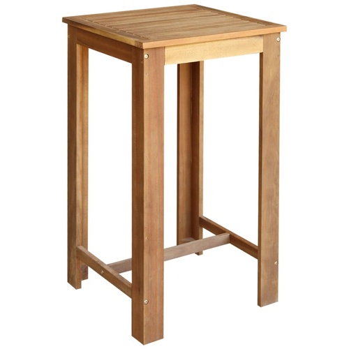 Bar Table Solid Acacia Wood