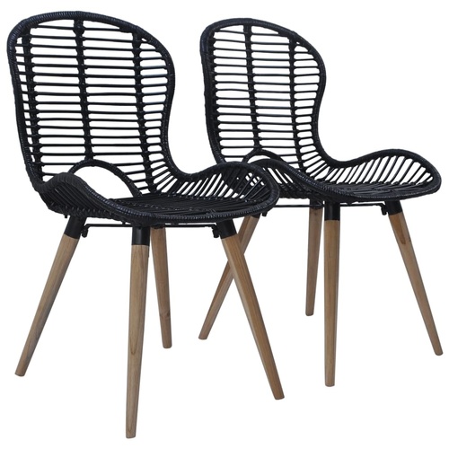 Dining Chairs Natural Rattan