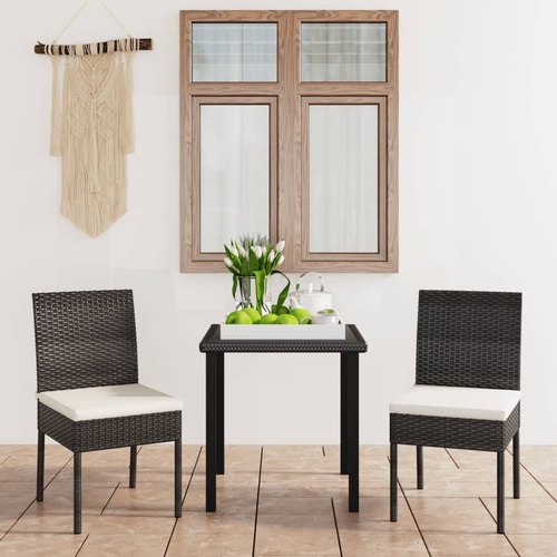 Garden Dining Set Poly Rattan