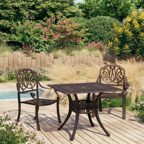 Bistro Set Cast Aluminium