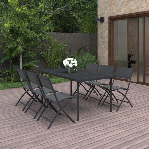Outdoor Dining Set Steel