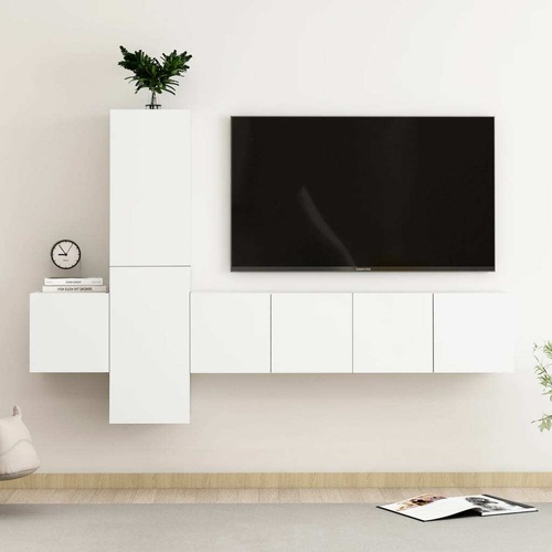 Fareham 5 Piece TV Cabinet Set Engineered Wood