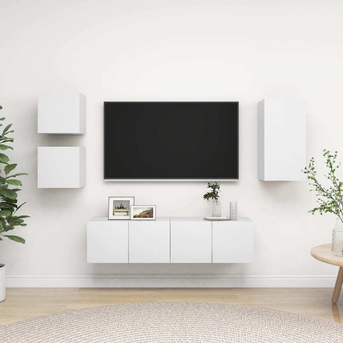 Olivehurst 5 Piece TV Cabinet Set Engineered Wood