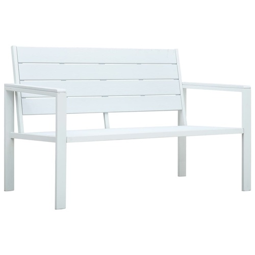 Garden Bench 120 cm HDPE Wood Look