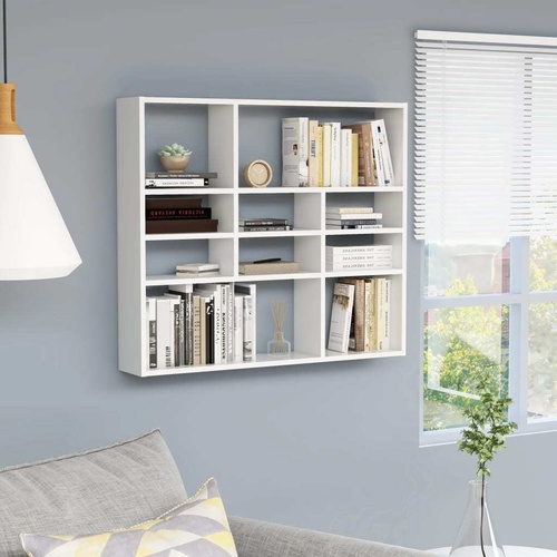 Wall Shelf 90x16x78 cm Engineered Wood