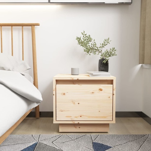 Eastmont Bedside Cabinet 35x34x32 cm Solid Wood Pine