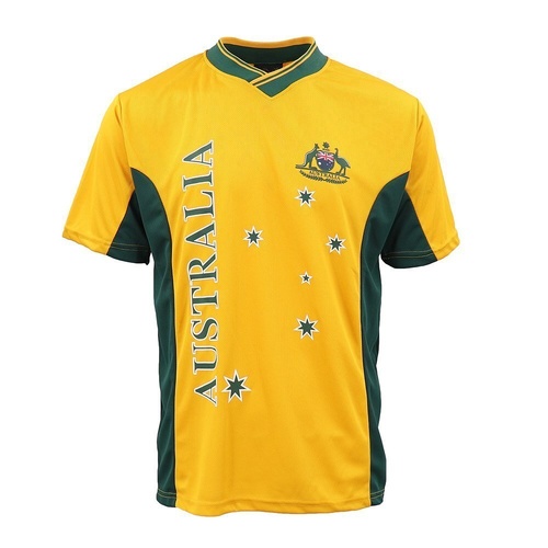 Adults Kids Men's Sports Soccer Rugby Jersy T Shirt Australia Day Polo Souvenir