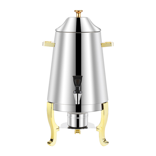 Stainless Steel Dispenser Beverage Juicer Commercial Buffet Drink Container Jug with Side Handles