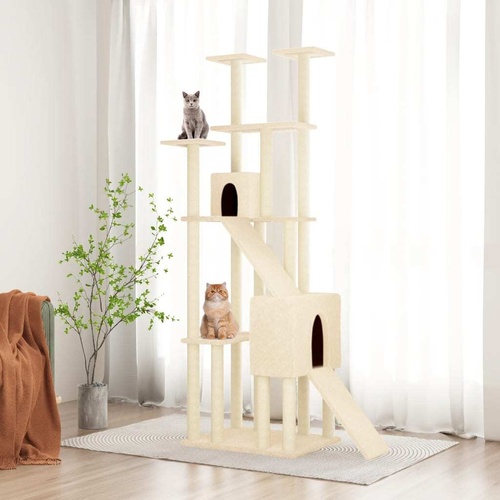 Cat Tree with Sisal Scratching Posts 190 cm