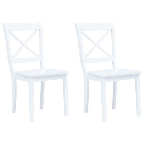Dining Chairs Solid Rubber Wood