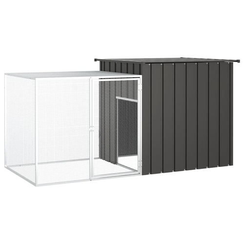Rabbit Cage 200x91x100 cm Galvanised Steel