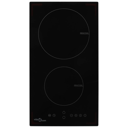 Induction Hob with Burners Touch Control Glass