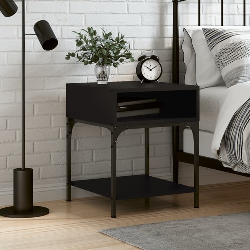 Bedside Table 40x41x50 cm Engineered Wood