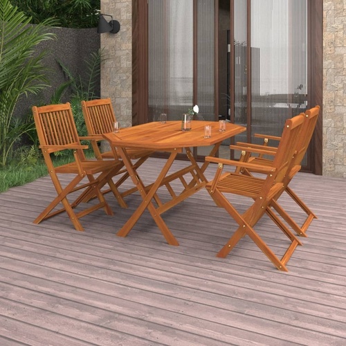 Garden Dining Set Solid Acacia Wood