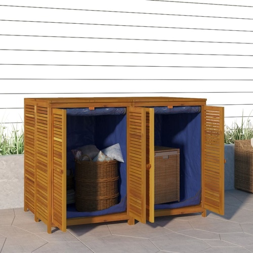 Garden Storage Box Solid Wood Acacia