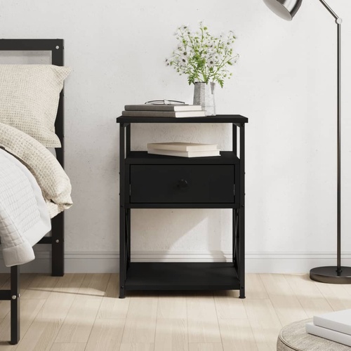 Bedside Cabinet 40x42x55 cm Engineered Wood