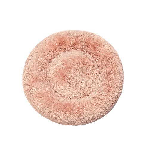 Pet Bed Cat Dog Donut Nest Calming S Pink Small - Model-9EF3B1