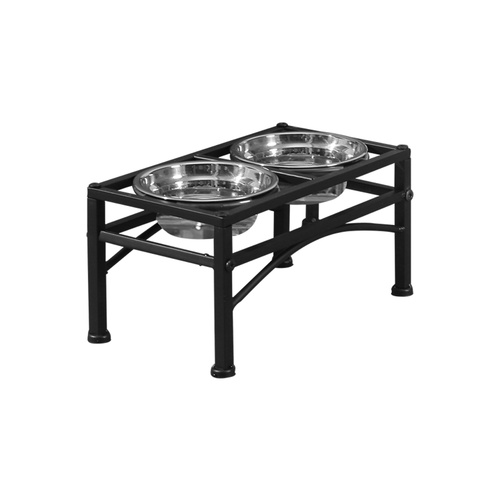 Dual Elevated Raised Pet Dog Feeder Small - Model-57A01D