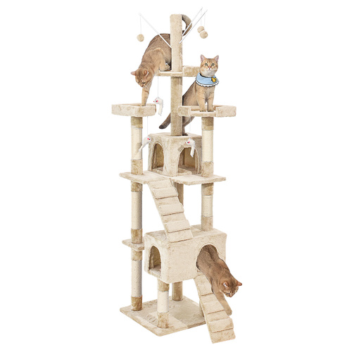 Cat Tree Scratching Post Scratcher Beige - Model-2A2BDA