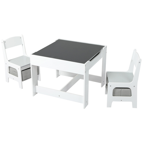 Kids Table and Chairs Set Storage - Model-A36D2C