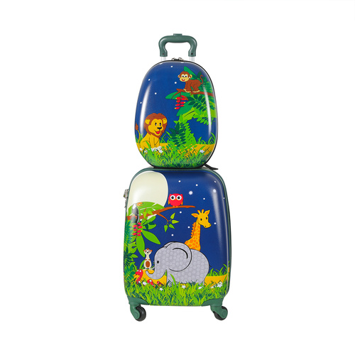16''13'' 2PCS Kids Luggage Set Jungle - Model-01D903