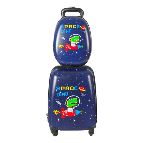 16''13'' 2PCS Kids Luggage Set Space Dino - Model-E5E9C2
