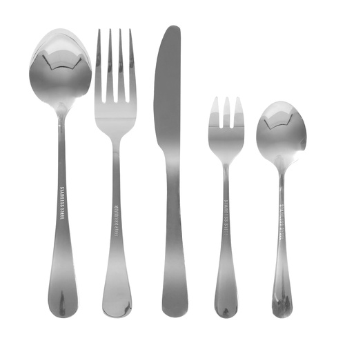 Cutlery Set Stainless Steel 30PCS Silver - Model-E48C4C
